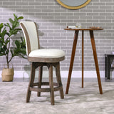 Henry - Armless Swivel Counter Height Bar Stool - Furniture Home Direct