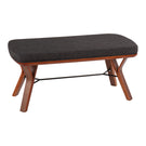 Folia - Mid Century Modern Bench - Furniture Home Direct
