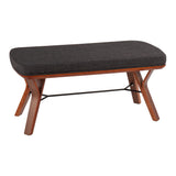 Folia - Mid Century Modern Bench - Furniture Home Direct