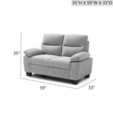 Summerton - Loveseat With Pillow Top Arms And Removable Back - Furniture Home Direct