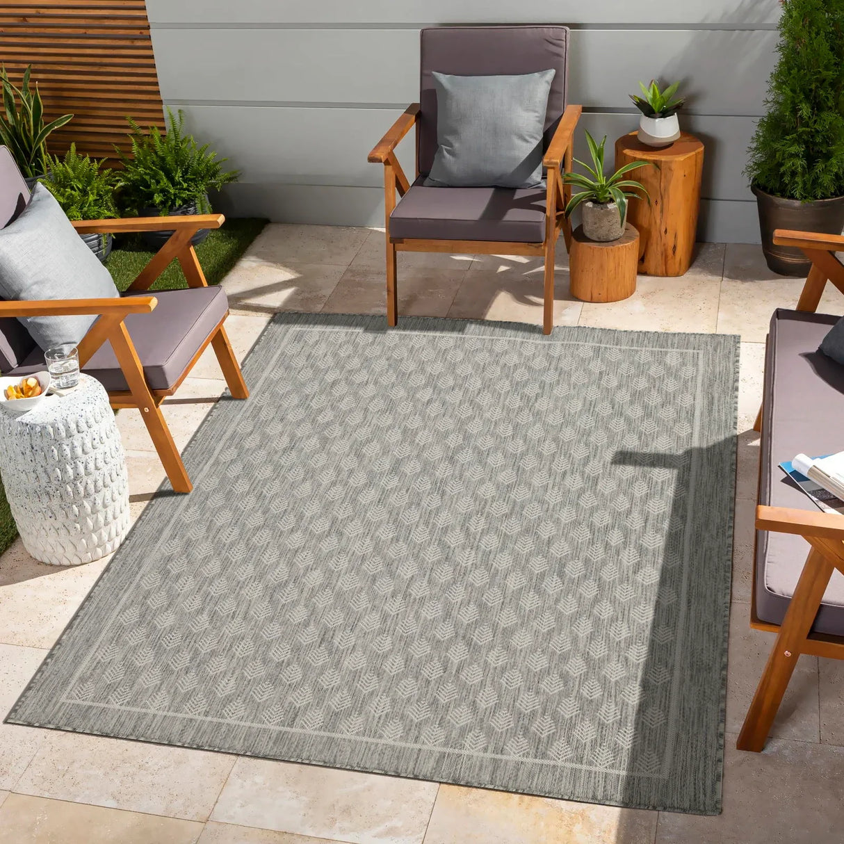 Sunshine - 2'7" X 7'3" Indoor / Outdoor Area Rug Polypropylene - Furniture Home Direct