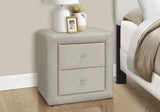 Nightstand, Storage Drawer Versatile Use, Upholstered, Transitional - Furniture Home Direct
