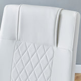 Dining Set 7 Piece Marble Top Table And Chairs White - Furniture Home Direct