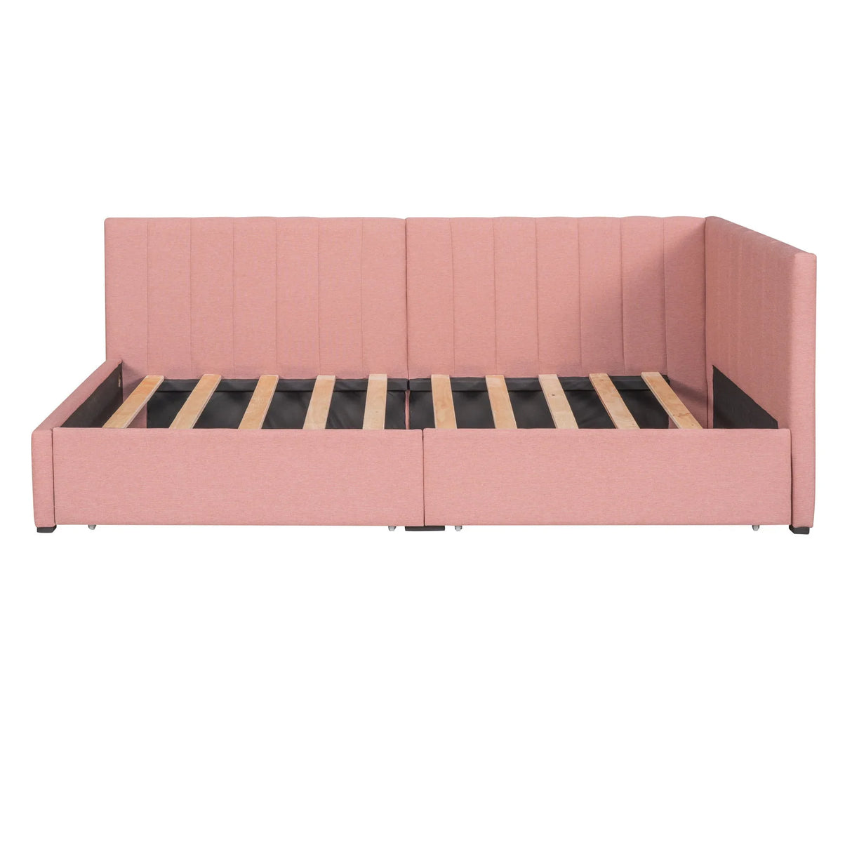 Upholstered Daybed, Sofa Bed Frame, No Box Spring Needed - Furniture Home Direct