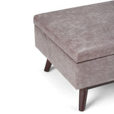 Owen - Upholstered Rectangular Storage Ottoman - Furniture Home Direct