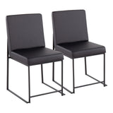 Fuji - Contemporary Modern Elegance With High Back Dining Chair (Set of 2) - Furniture Home Direct