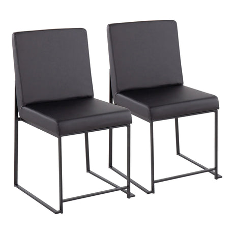 Fuji - Contemporary Modern Elegance With High Back Dining Chair (Set of 2) - Furniture Home Direct
