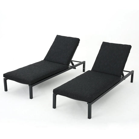 Chaise Lounge - Dark Gray - Furniture Home Direct