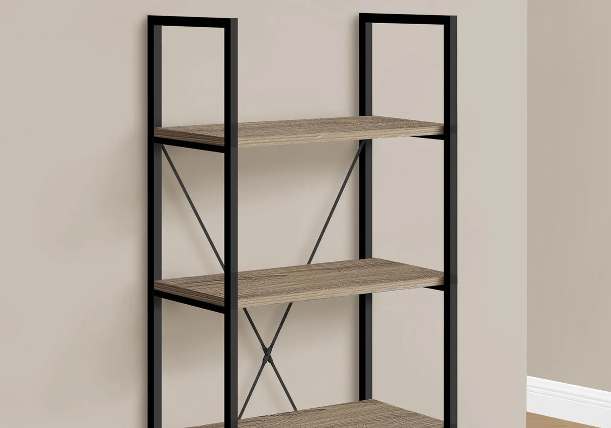Bookshelf, Bookcase, 4 Tier, Office, Bedroom, Contemporary, Modern - Furniture Home Direct