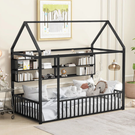 House Frame With Fence And Shelves - Furniture Home Direct