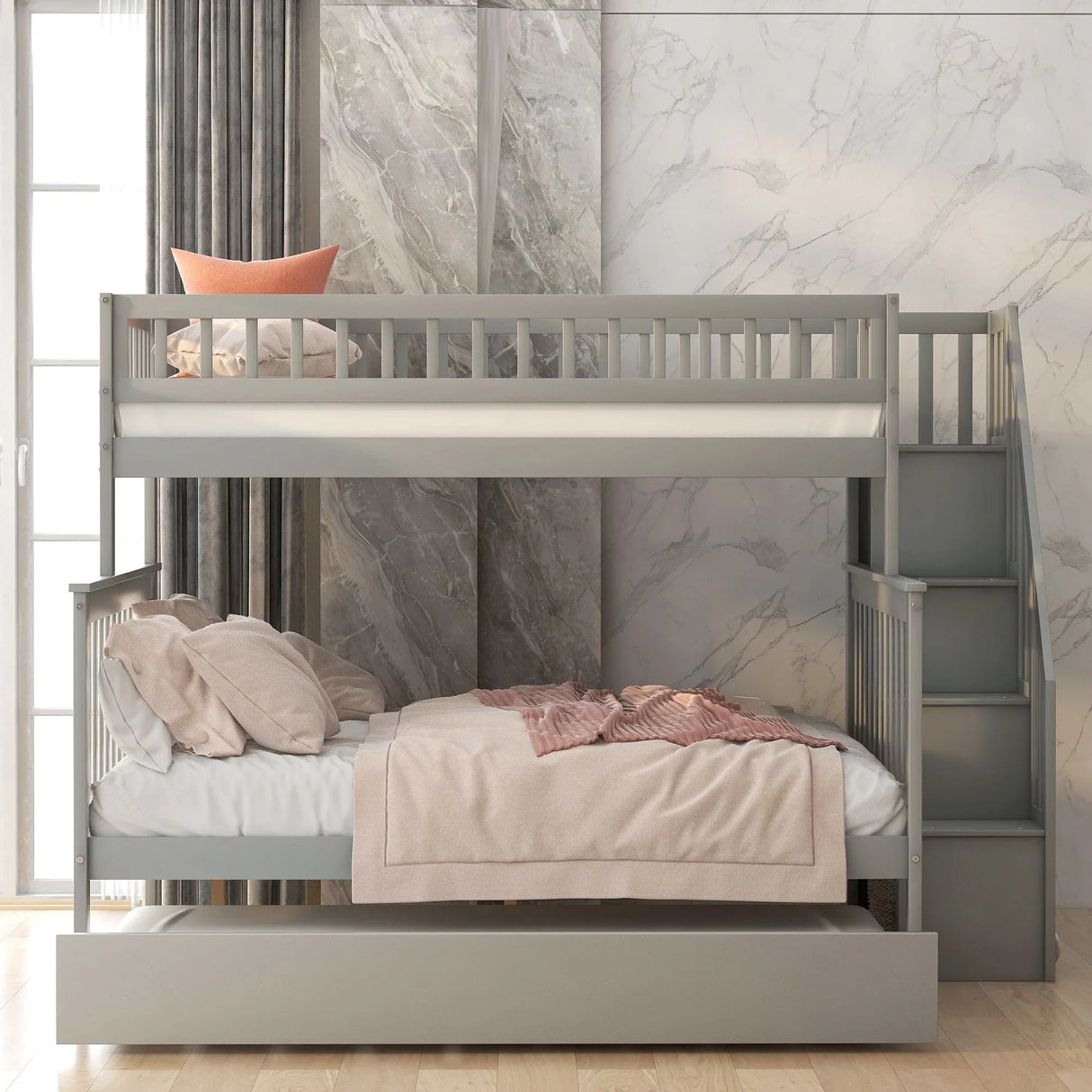 Bunk Bed With Staircase - Furniture Home Direct