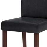 Acadian - Parson Dining Chair (Set of 2) - Distressed Black - Furniture Home Direct