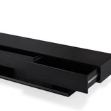 Follian - TV Stand - Black - Furniture Home Direct