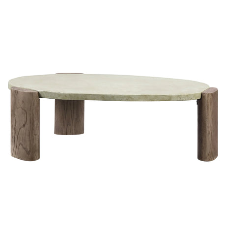 Dayana - Coffee Table - Oak / Off White - Furniture Home Direct