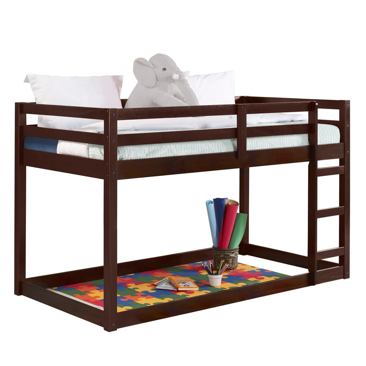 Gaston - Twin Loft Bed - Espresso - Furniture Home Direct
