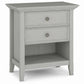 Amherst - Bedside Table, Handcrafted - Furniture Home Direct