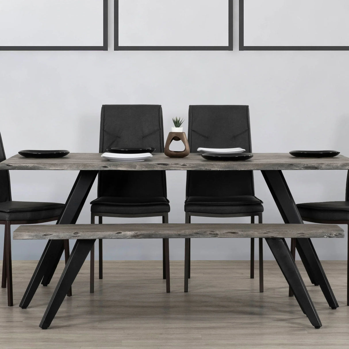 Wood Accent Bench - Furniture Home Direct