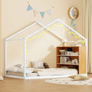 Bed House Frame With Shelves And Lights - Furniture Home Direct