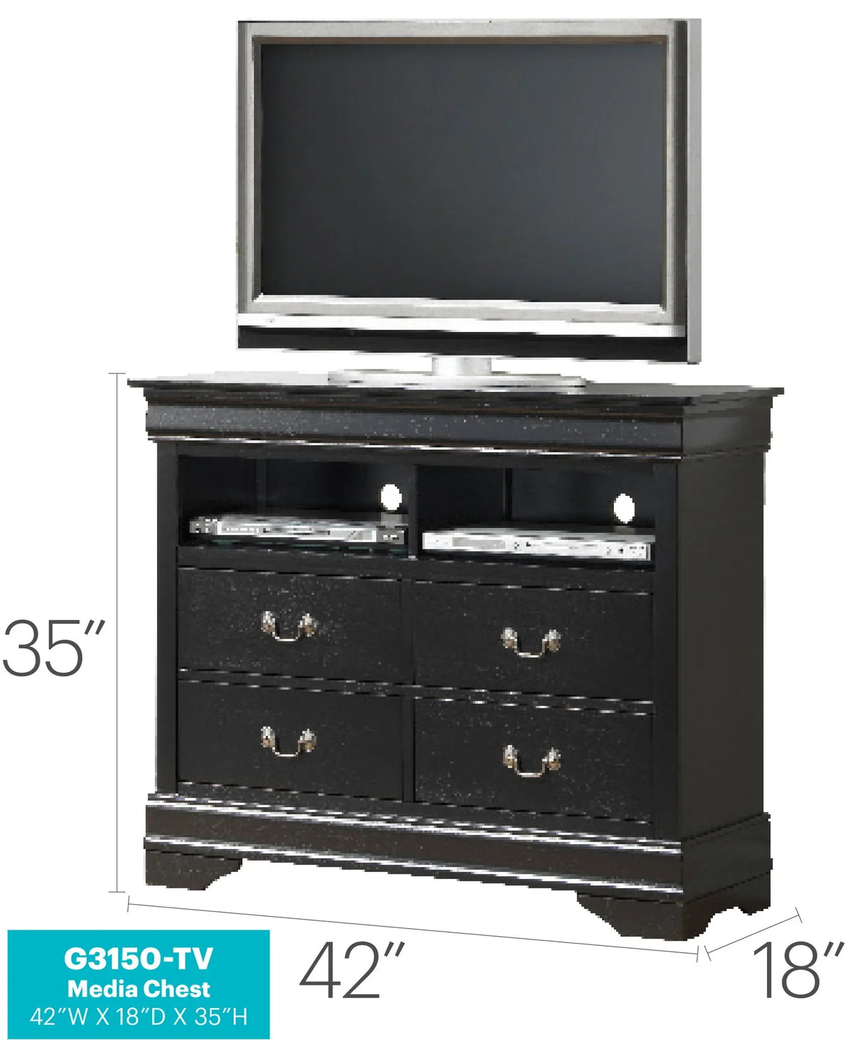 Media Storage Unit Timeless - Furniture Home Direct