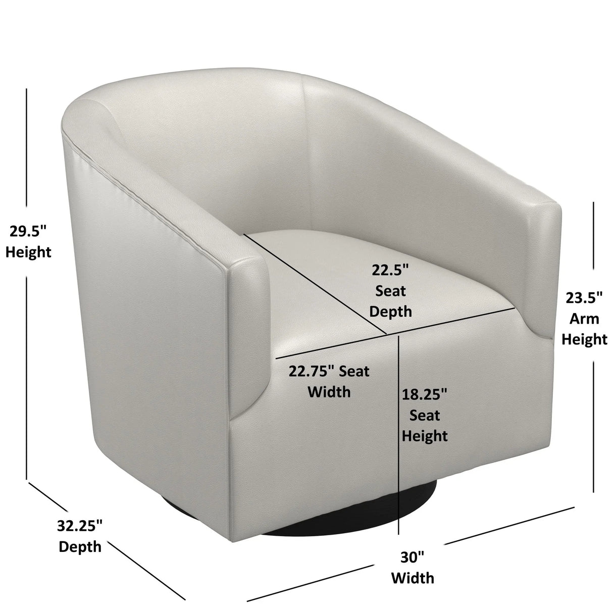 Garland - Swivel Chair - Furniture Home Direct