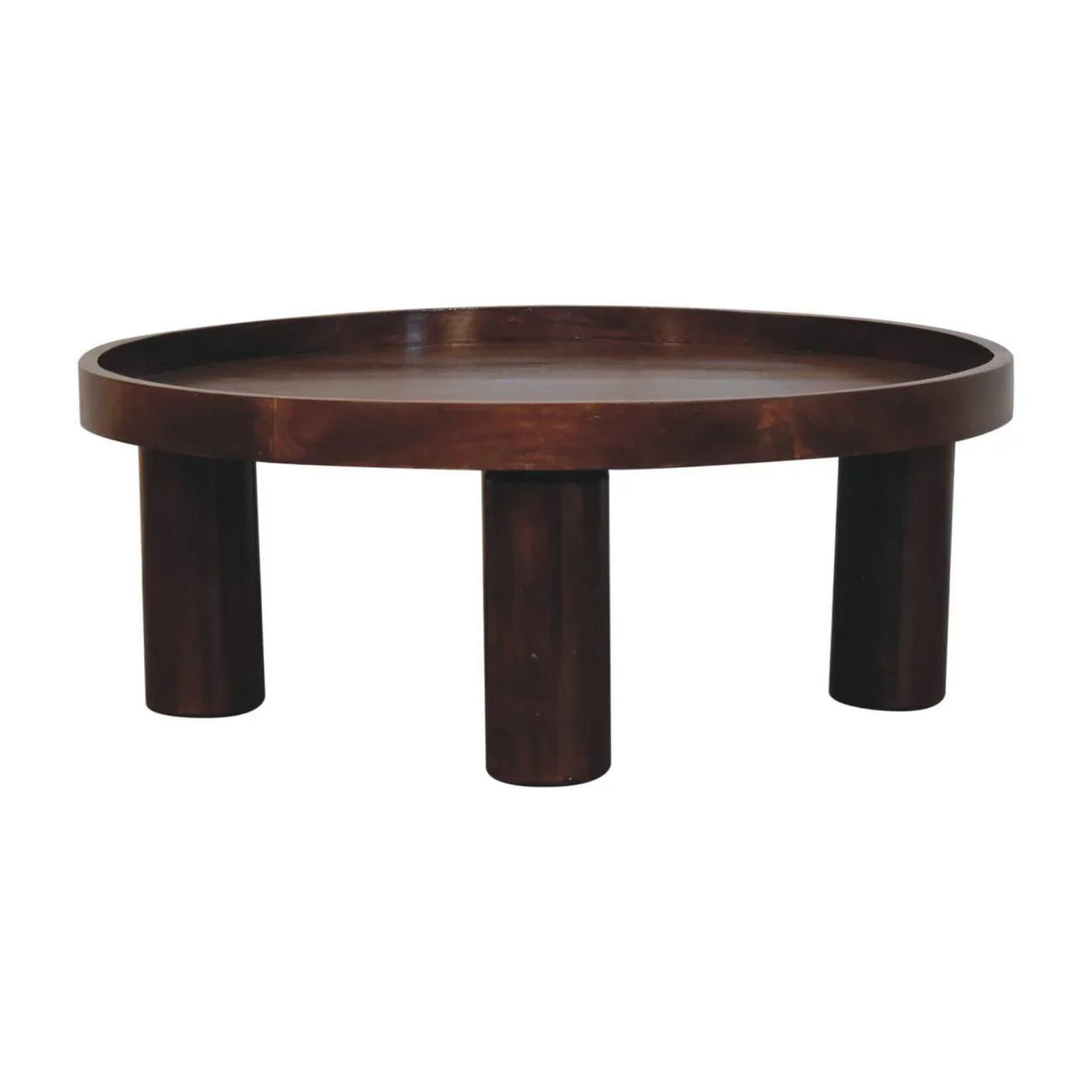 Crescent Coffee Table - Chestnut - Furniture Home Direct