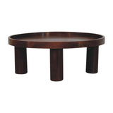 Crescent Coffee Table - Chestnut - Furniture Home Direct