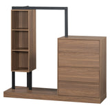 Wardrobe With 4 Drawers And 3 Shelves - Furniture Home Direct