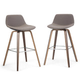 Randolph - Bentwood Multifunctional Counter / Bar Height Stool (Set of 2) - Furniture Home Direct