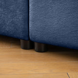 Sectional Sofa With Chaise And Hidden Storage Blue - Furniture Home Direct