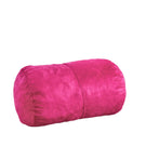 Michael - Modern Cylindrical Suede Bean Bag Chair - Furniture Home Direct