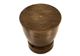 Drum Accent Side Table, Contemporary & Modern Design - Furniture Home Direct