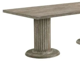 Gabrian - Reclaimed, Dining Table - Gray - Furniture Home Direct