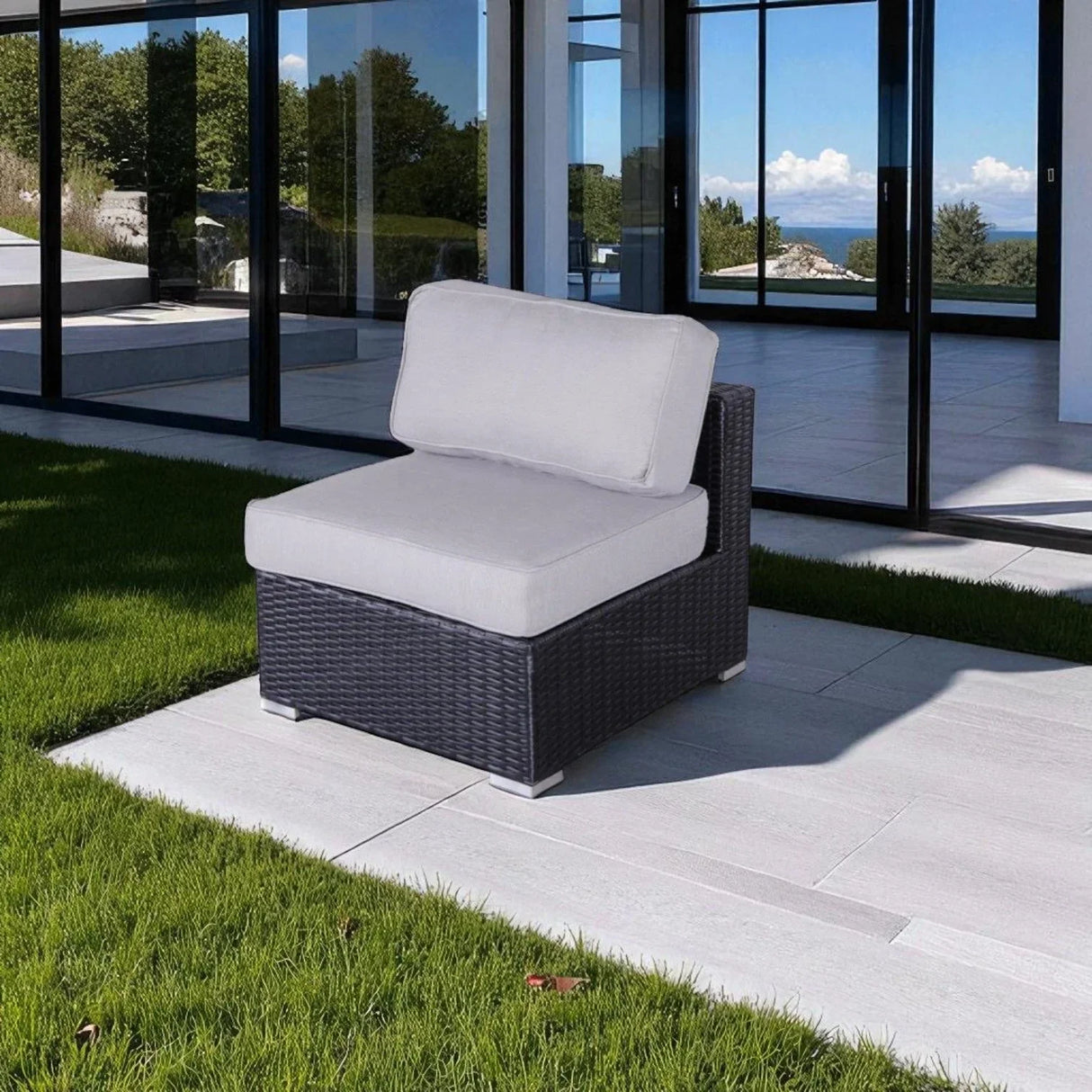 Minnesota - Armless Patio Chairs (Set of 2) - Furniture Home Direct