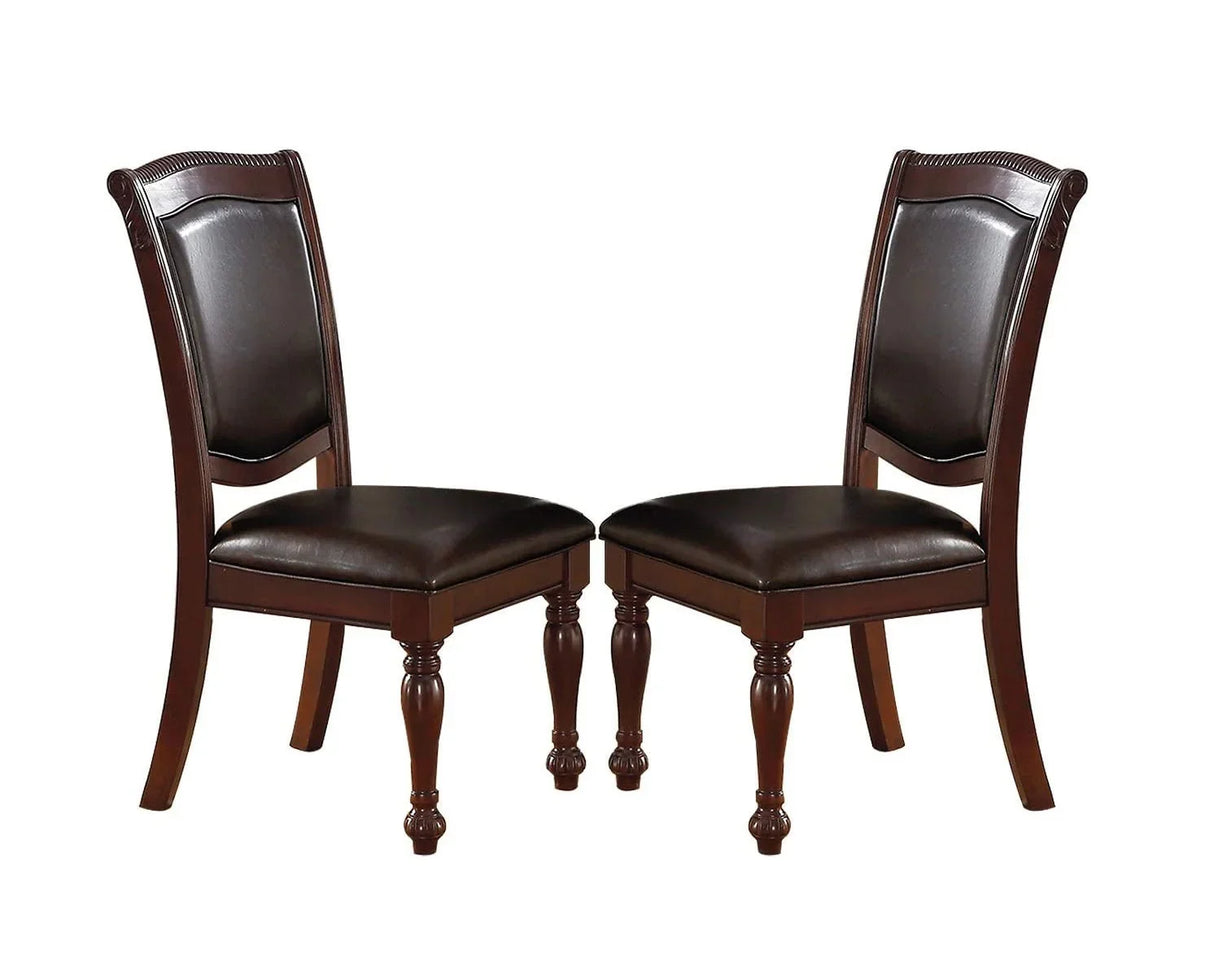9 Pc Majestic Dining Room Set With Leaf, 2 Arm Chairs And 6 Side Chairs - Furniture Home Direct