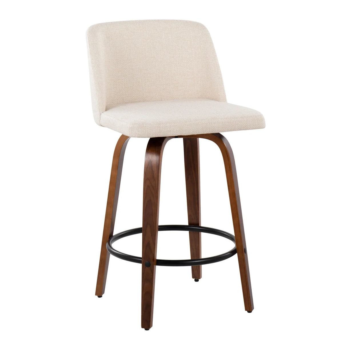 Toriano - Mid Century Modern, Counter Stool (Set of 2) - Furniture Home Direct