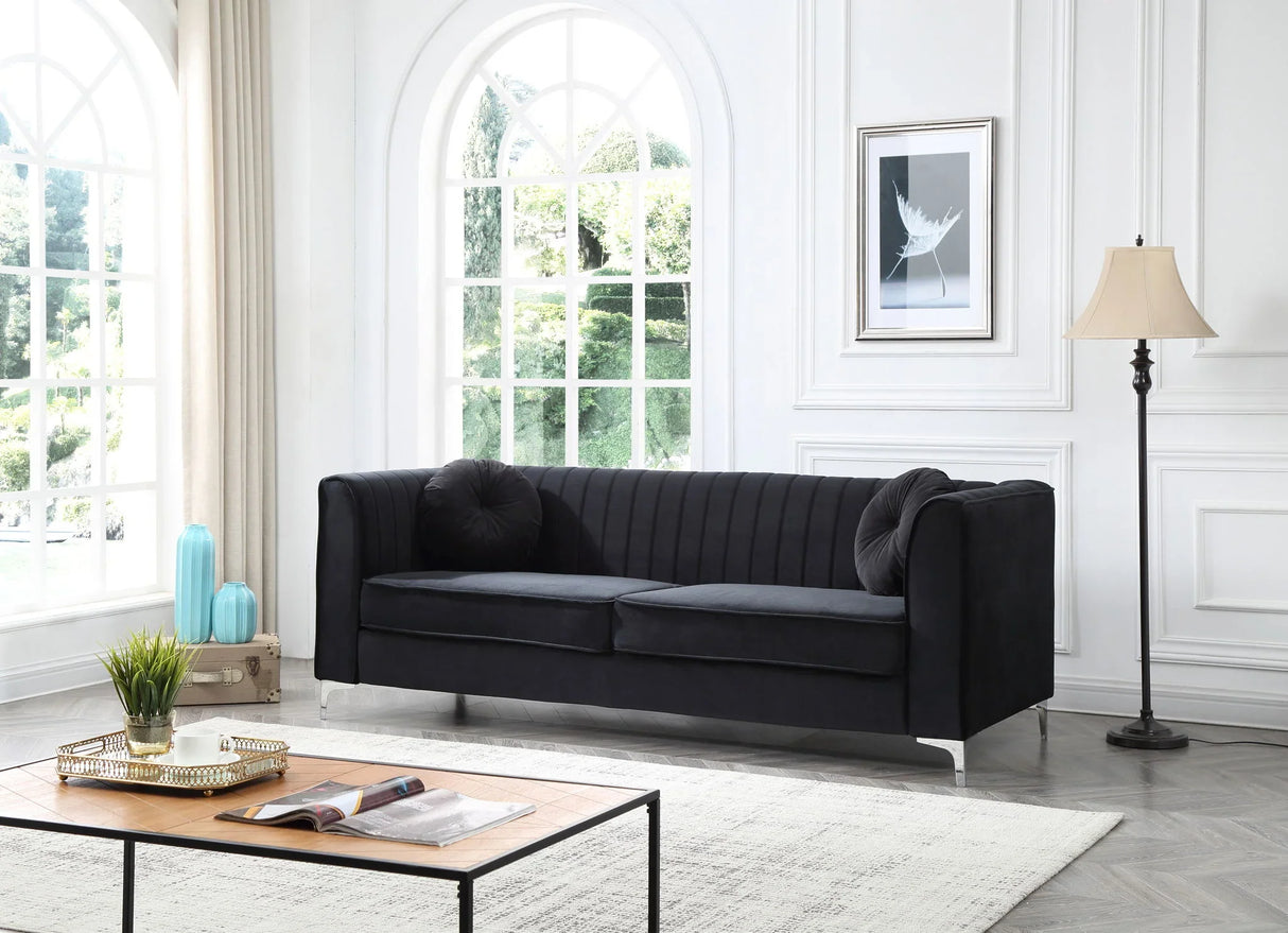 Delray - Micro Suede Sofa - Furniture Home Direct