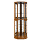 6 Shelf Corner Curio Display Cabinet With Lights, Mirrors And Adjustable Shelves (E26 Light Bulb Not Included) - Furniture Home Direct