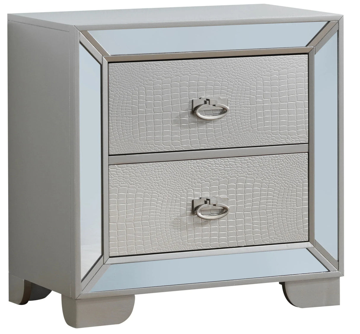 Contemporary Nightstand With Versatility - Furniture Home Direct