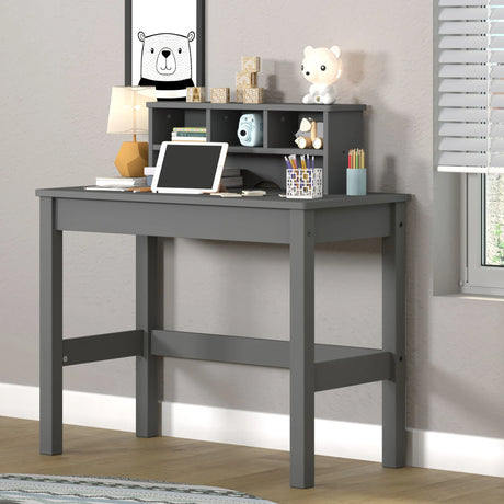 Logan - Writing Desk - Gray - Furniture Home Direct