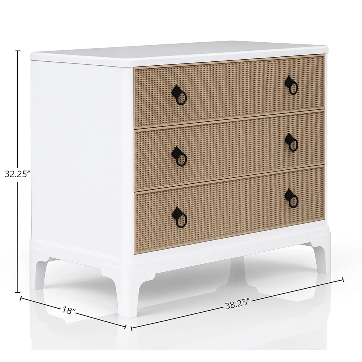 Hall Chest - White - Furniture Home Direct