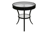 Round Accent Table, Transitional - Black - Furniture Home Direct