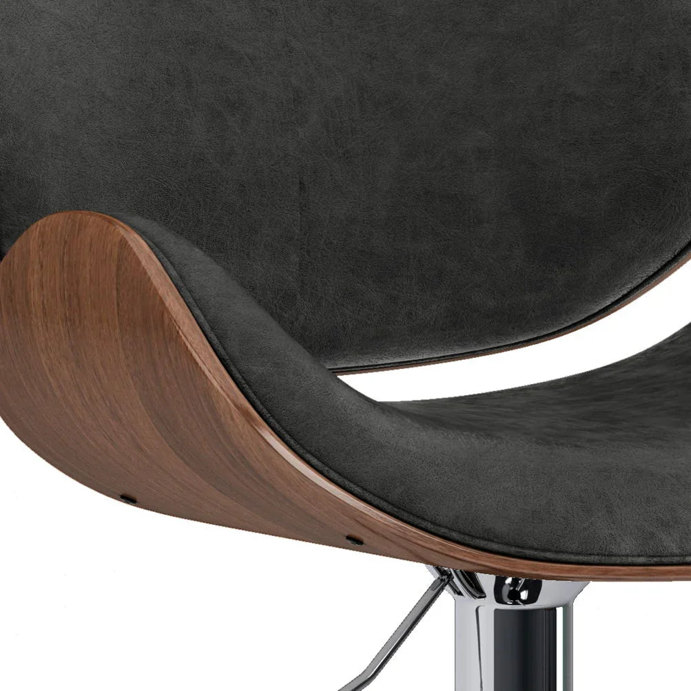 Marana - Multifunctional Handcrafted Bentwood Adjustable Swivel Bar Stool - Furniture Home Direct