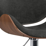 Marana - Multifunctional Handcrafted Bentwood Adjustable Swivel Bar Stool - Furniture Home Direct