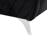 Sofia - Velvet Modern Chic Loveseat Couch - Furniture Home Direct