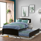 Platform Bed & Headboard, Footboard And Wood Slat Support - Furniture Home Direct