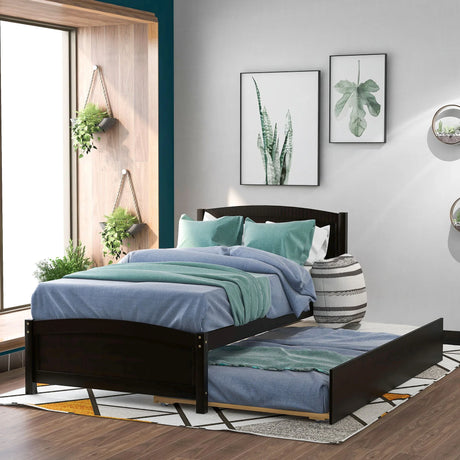 Platform Bed & Headboard, Footboard And Wood Slat Support - Furniture Home Direct