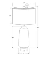 Lighting, Table Lamp, Ceramic, Modern - Cream - Furniture Home Direct
