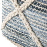 Cowan - Handcrafted Square Pouf - Furniture Home Direct