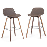 Randolph - Bentwood Multifunctional Counter / Bar Height Stool (Set of 2) - Furniture Home Direct