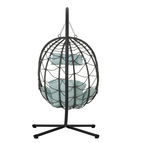 Egg Chair with Stand - Foam Green - Furniture Home Direct